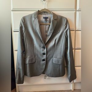 Grey checked J.Crew blazer